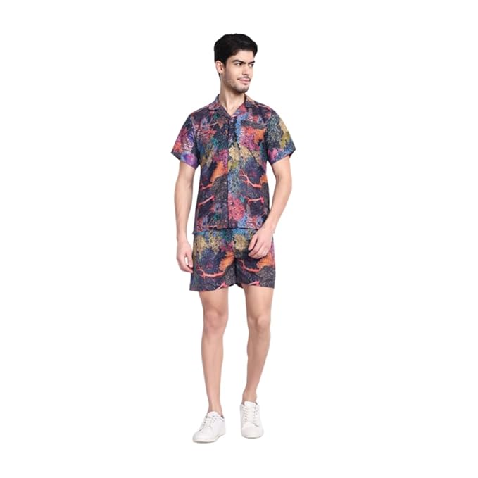 Men’s Co-Ord Set – Trendy T-Shirt & Bottom Wear Combo multicolor