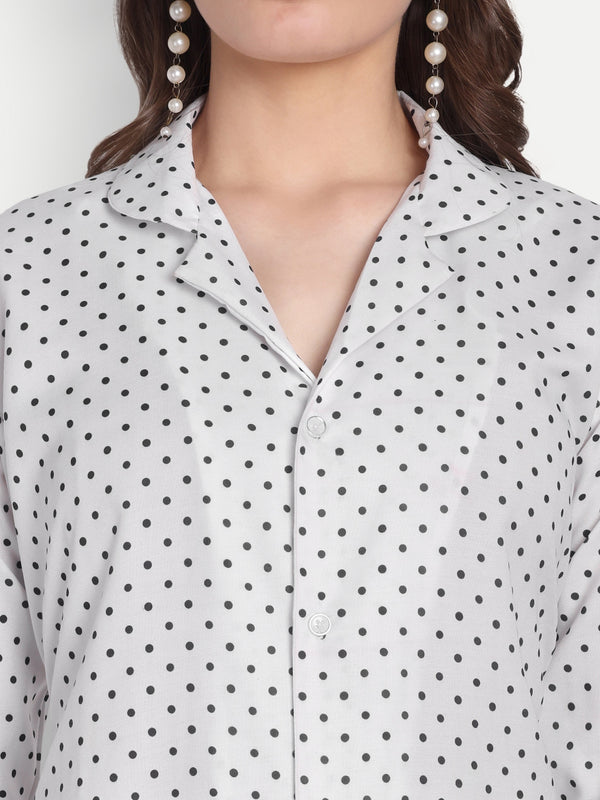 Women Ethnic Kurti – Long Kurti for Festive & Casual Wear white