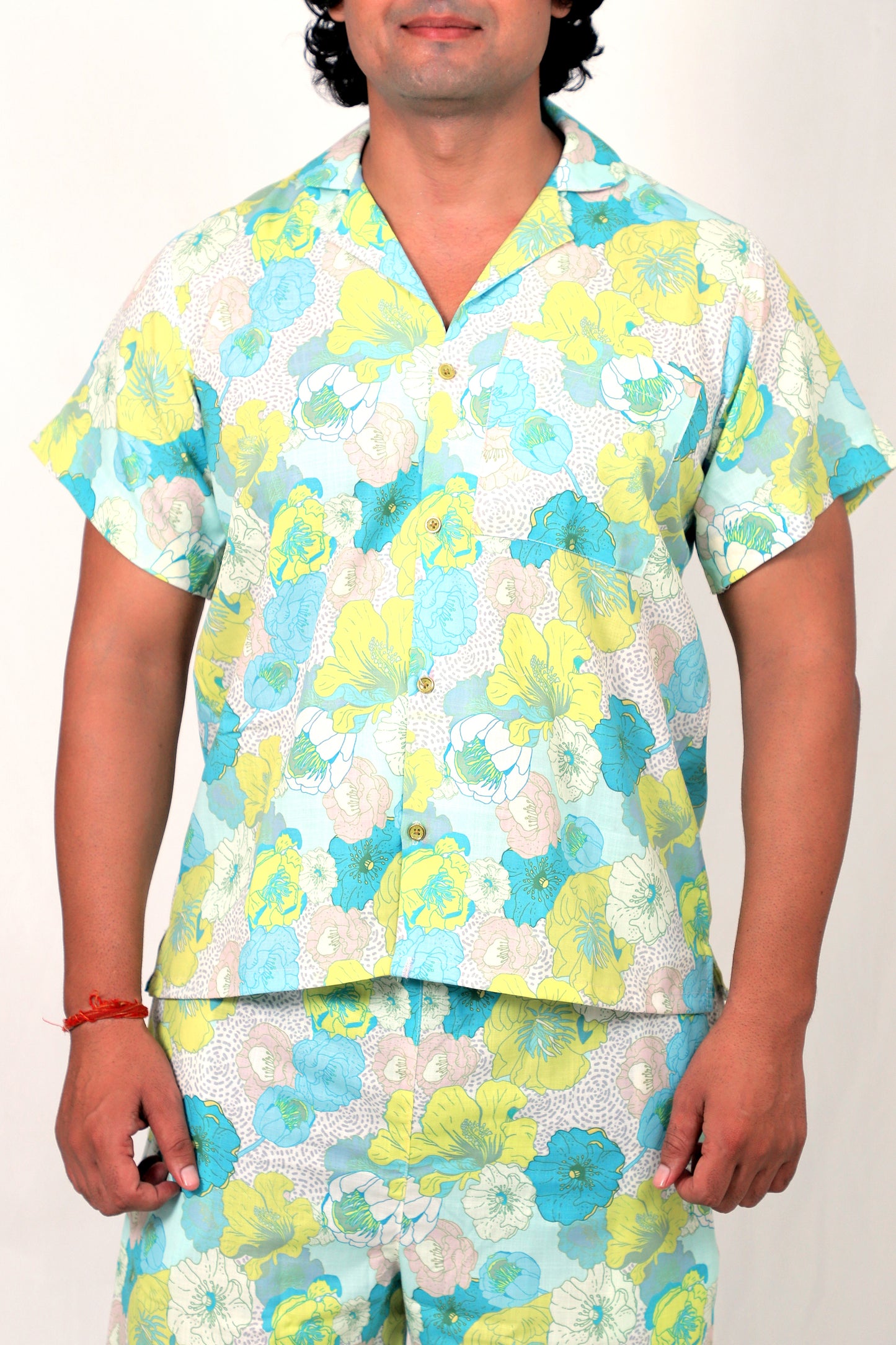 Men’s Co-Ord Set – Trendy T-Shirt & Bottom Wear Combo light mint green