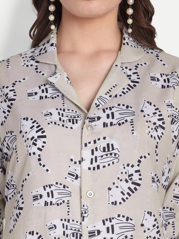 Women Ethnic Kurti – Long Kurti for Festive & Casual Wear beige