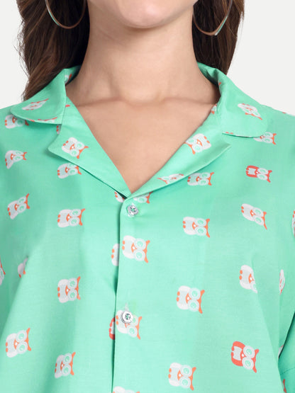 Women Casual Cord Set – Comfortable Summer Co-Ord Outfit sky blue