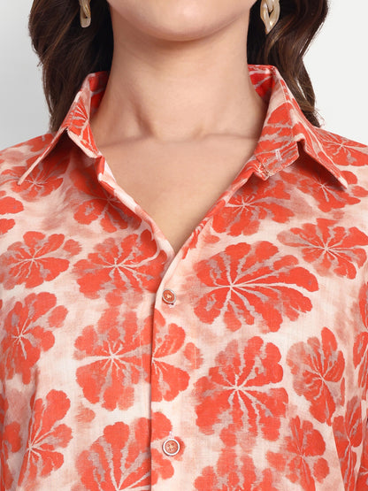 Women Ethnic Kurti – Long Kurti for Festive & Casual Wear Rust