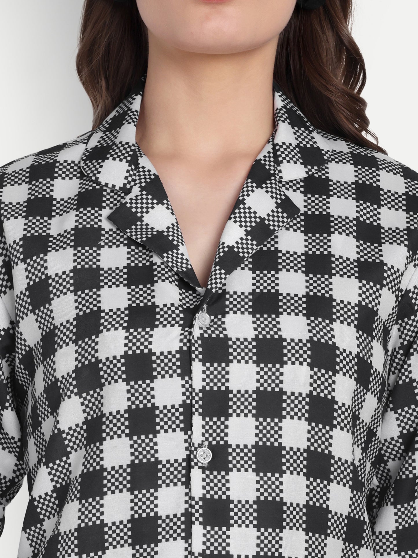 Women Ethnic Kurti – Long Kurti for Festive & Casual Wear monochrome