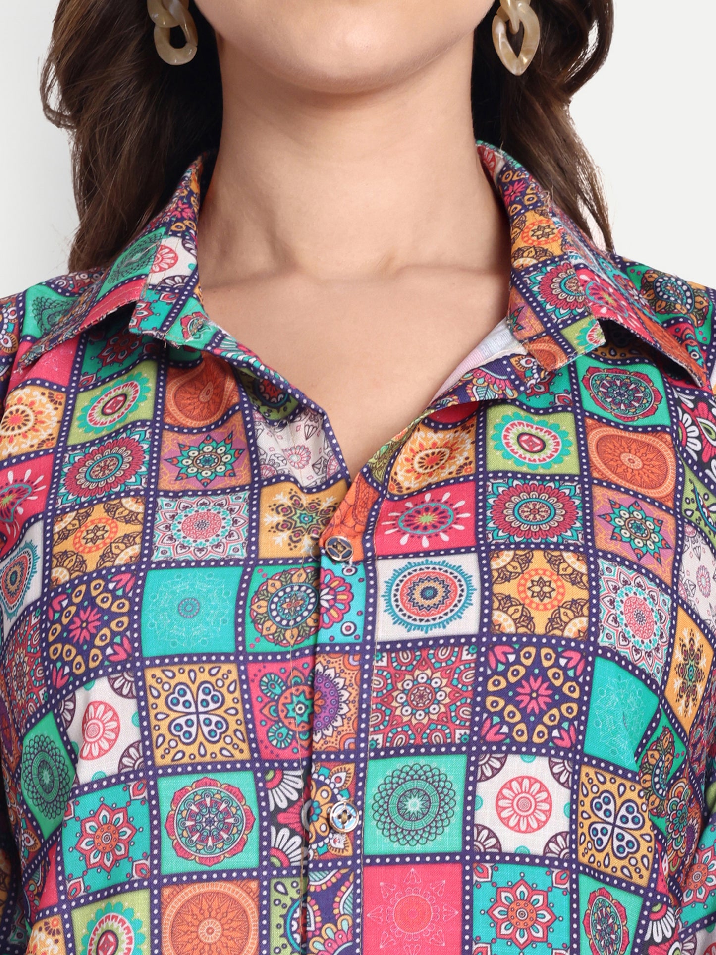 Women Ethnic Kurti – Long Kurti for Festive & Casual Wear multicolor