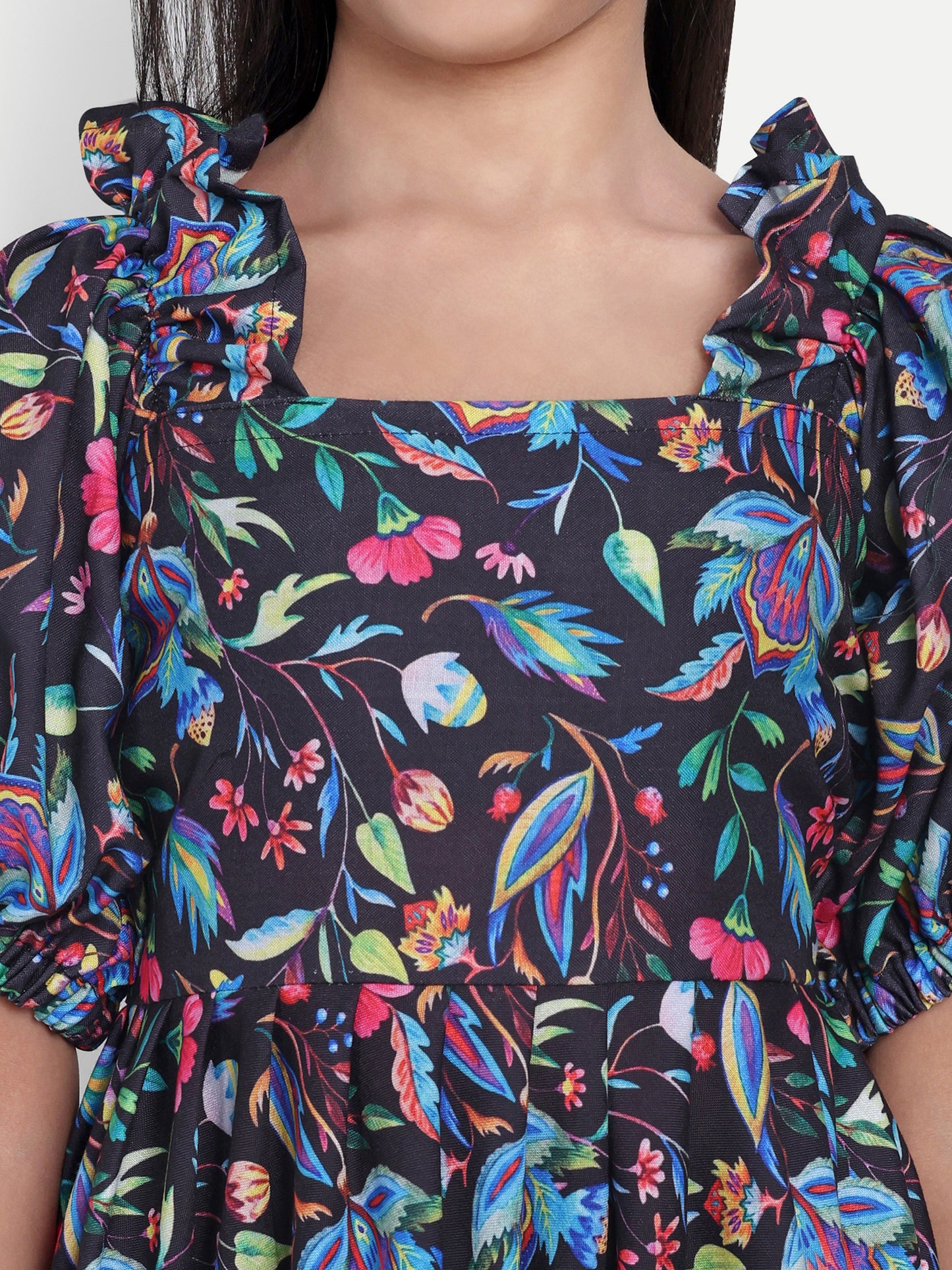 Girls Cotton Frock – Soft & Breathable Summer Dress for Kids