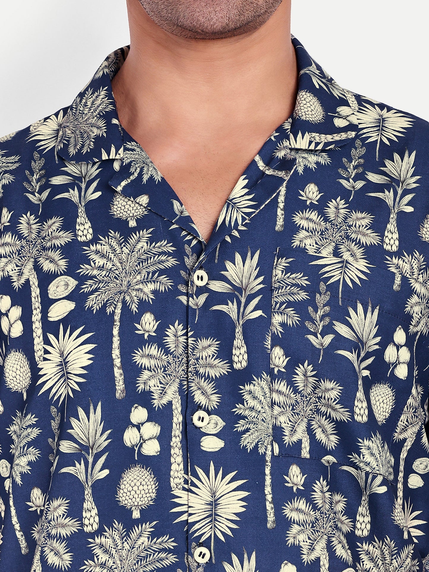 Men’s Co-Ord Set – Trendy T-Shirt & Bottom Wear Combo navy  blue