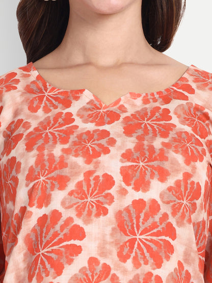 Elegant Women Co-ord Set – Stylish Matching Top & Bottom Outfit for Casual & Party Wear rust