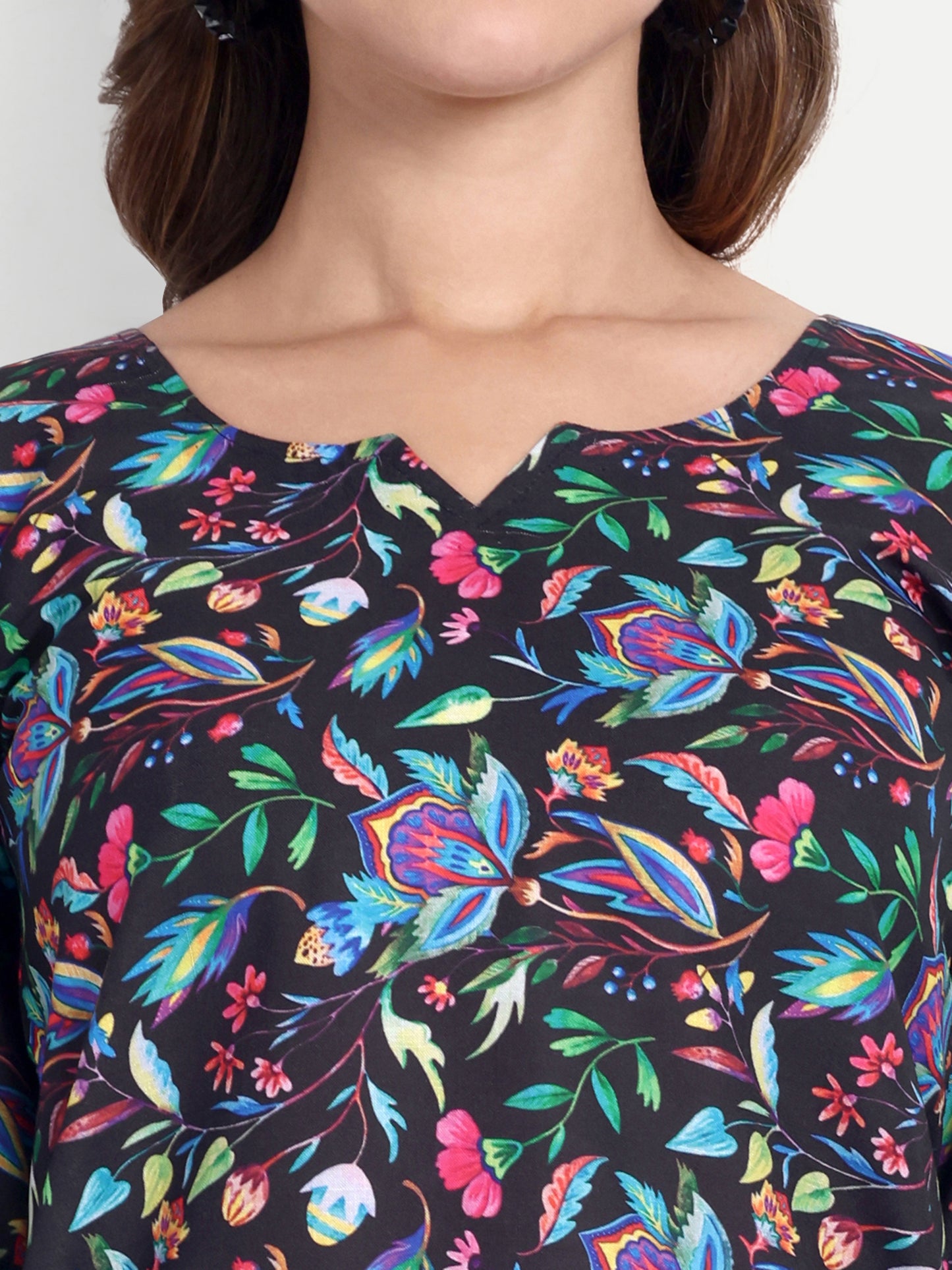 Elegant Women Co-ord Set – Stylish Matching Top & Bottom Outfit for Casual & Party Wear multicolor