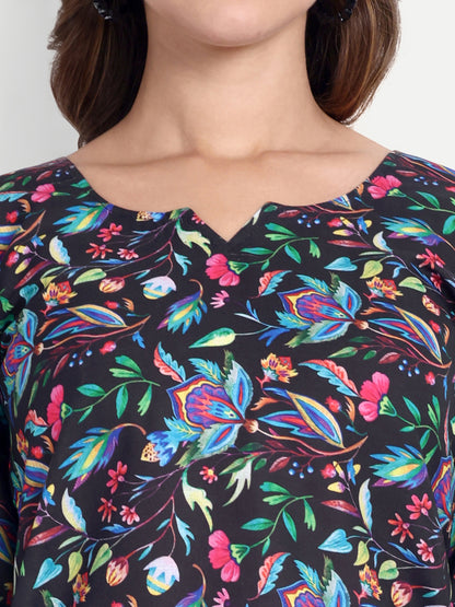 Elegant Women Co-ord Set – Stylish Matching Top & Bottom Outfit for Casual & Party Wear multicolor