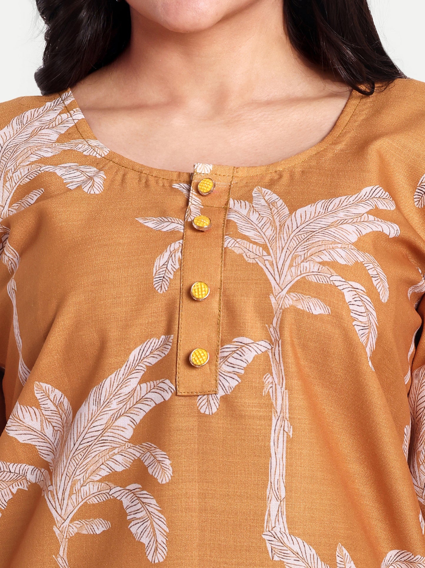 Elegant Women Co-ord Set – Stylish Matching Top & Bottom Outfit for Casual & Party Wear brown
