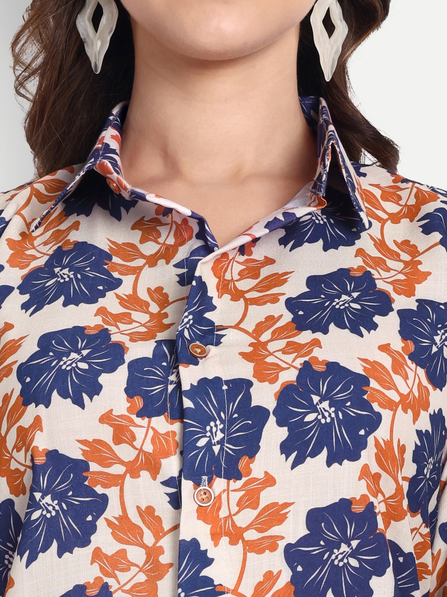 Women Ethnic Kurti – Long Kurti for Festive & Casual Wear navy blue