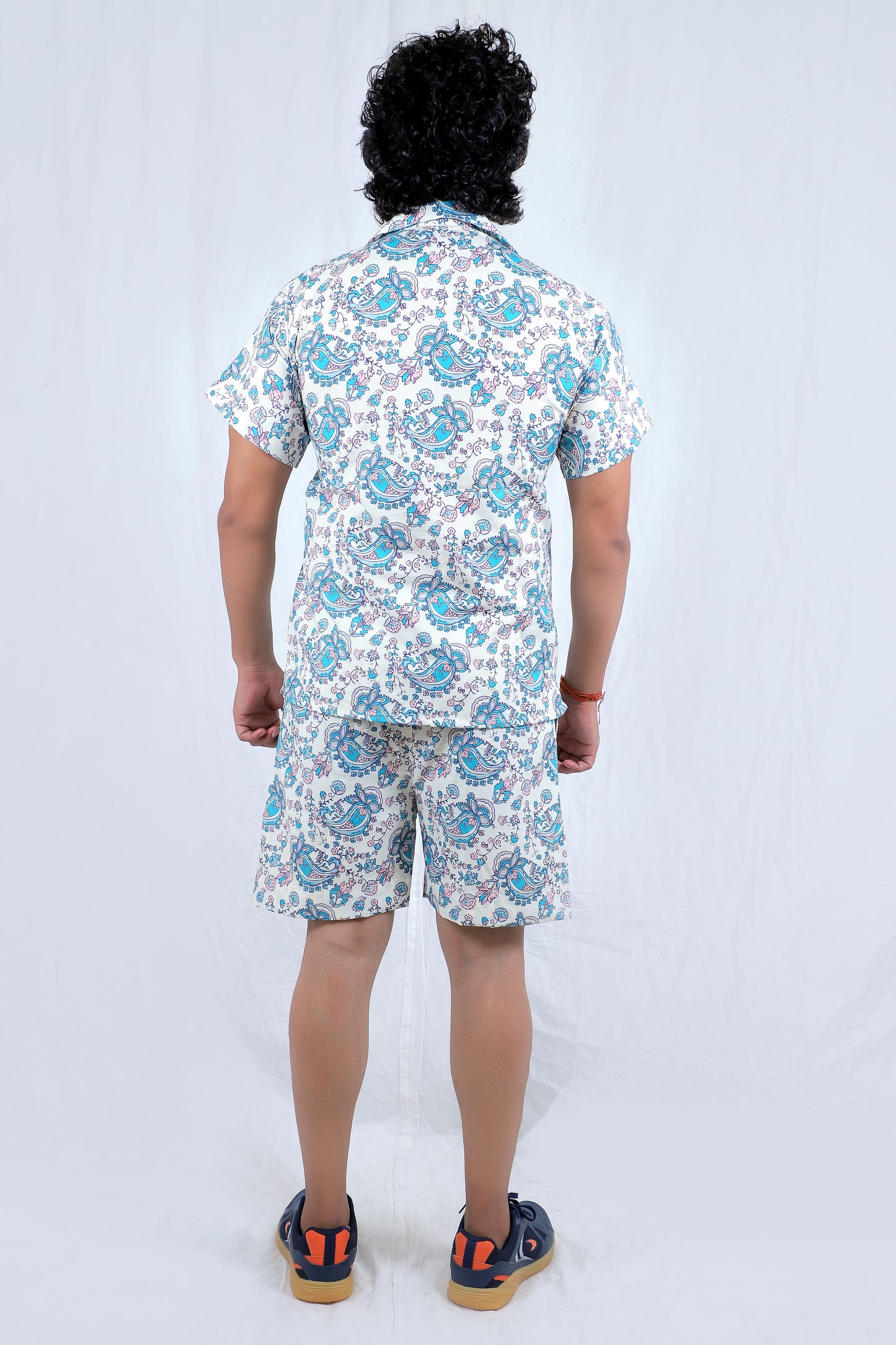 Men’s Co-Ord Set – Trendy T-Shirt & Bottom Wear Combo off white