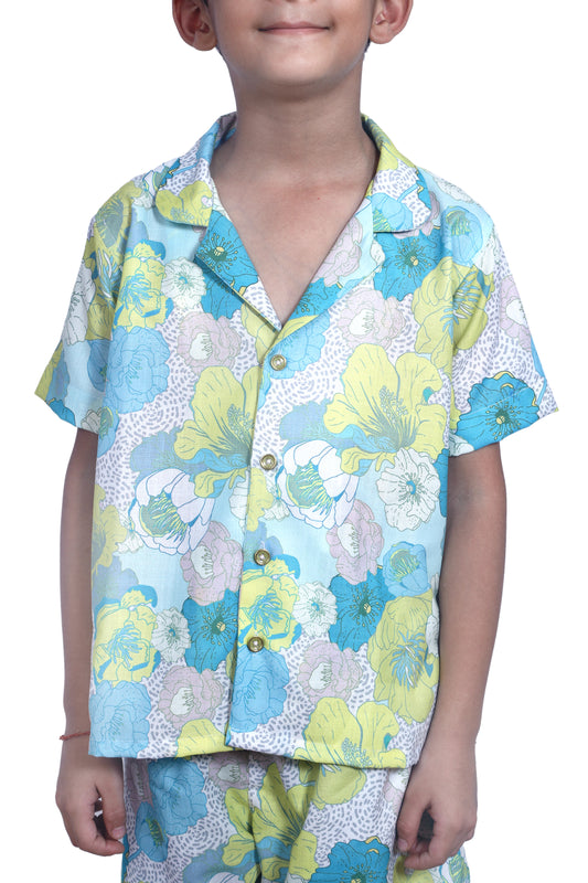 Kids Boys Printed Cord Set – Lightweight & Stylish Co-Ord Outfit