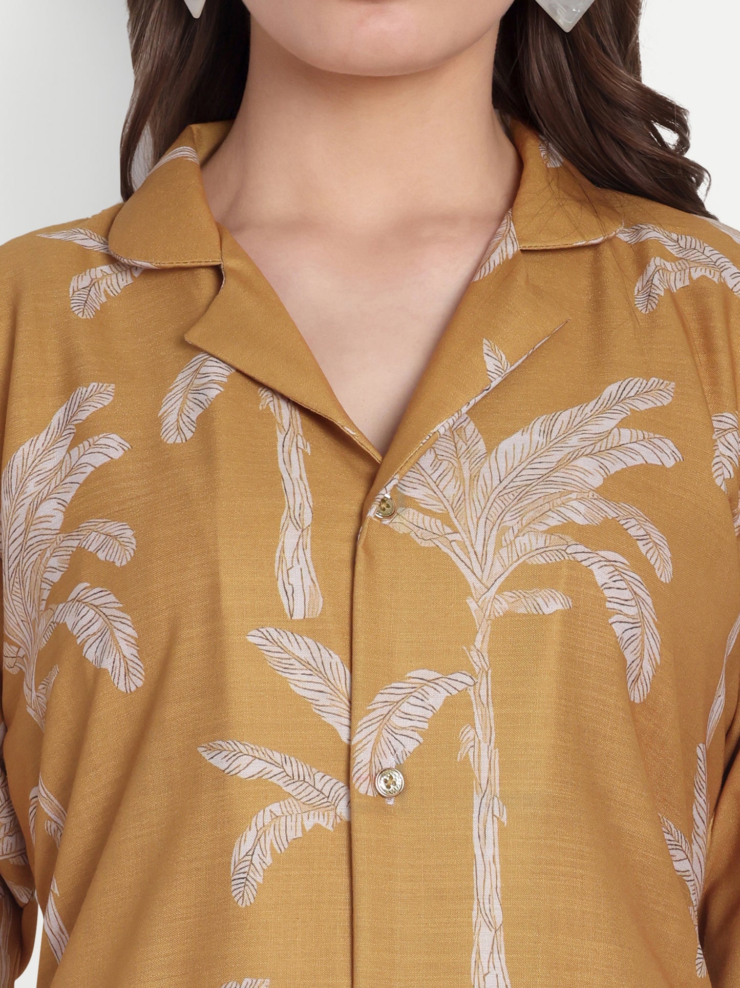 Womens Ethnic Kurti – Long Kurti for Festive & Casual Wear mustard yellow