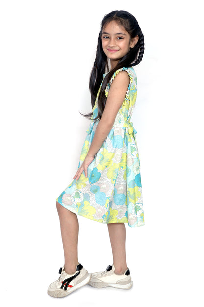 Girls Cotton Frock – Soft & Breathable Summer Dress for Kids