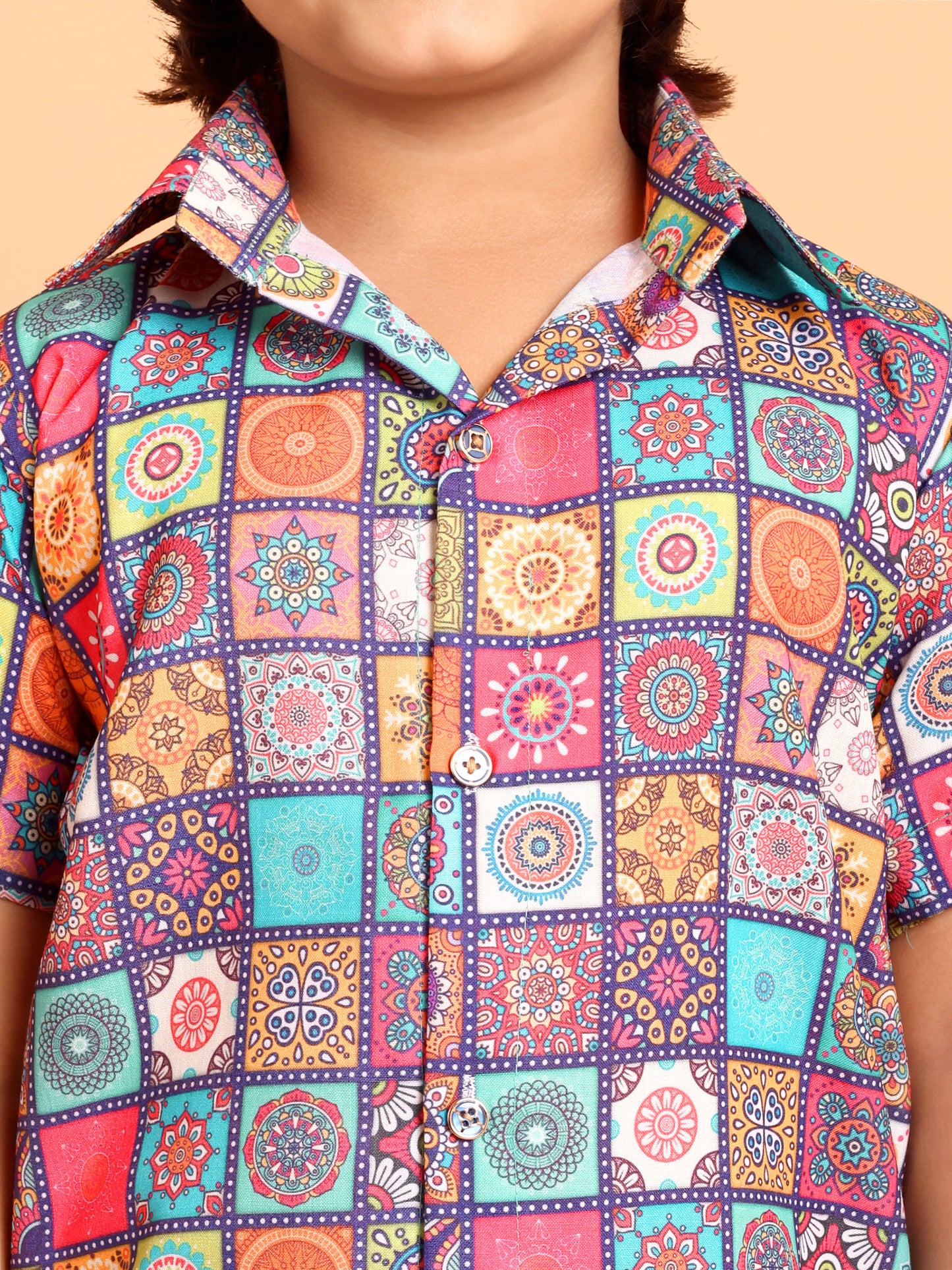 Kids Boys Printed Cord Set – Lightweight & Stylish Co-Ord Outfit