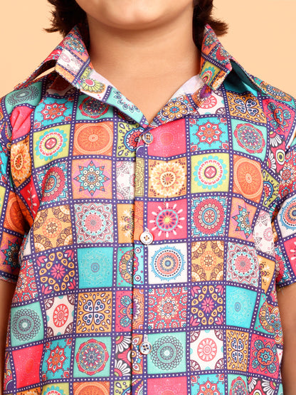 Kids Boys Printed Cord Set – Lightweight & Stylish Co-Ord Outfit