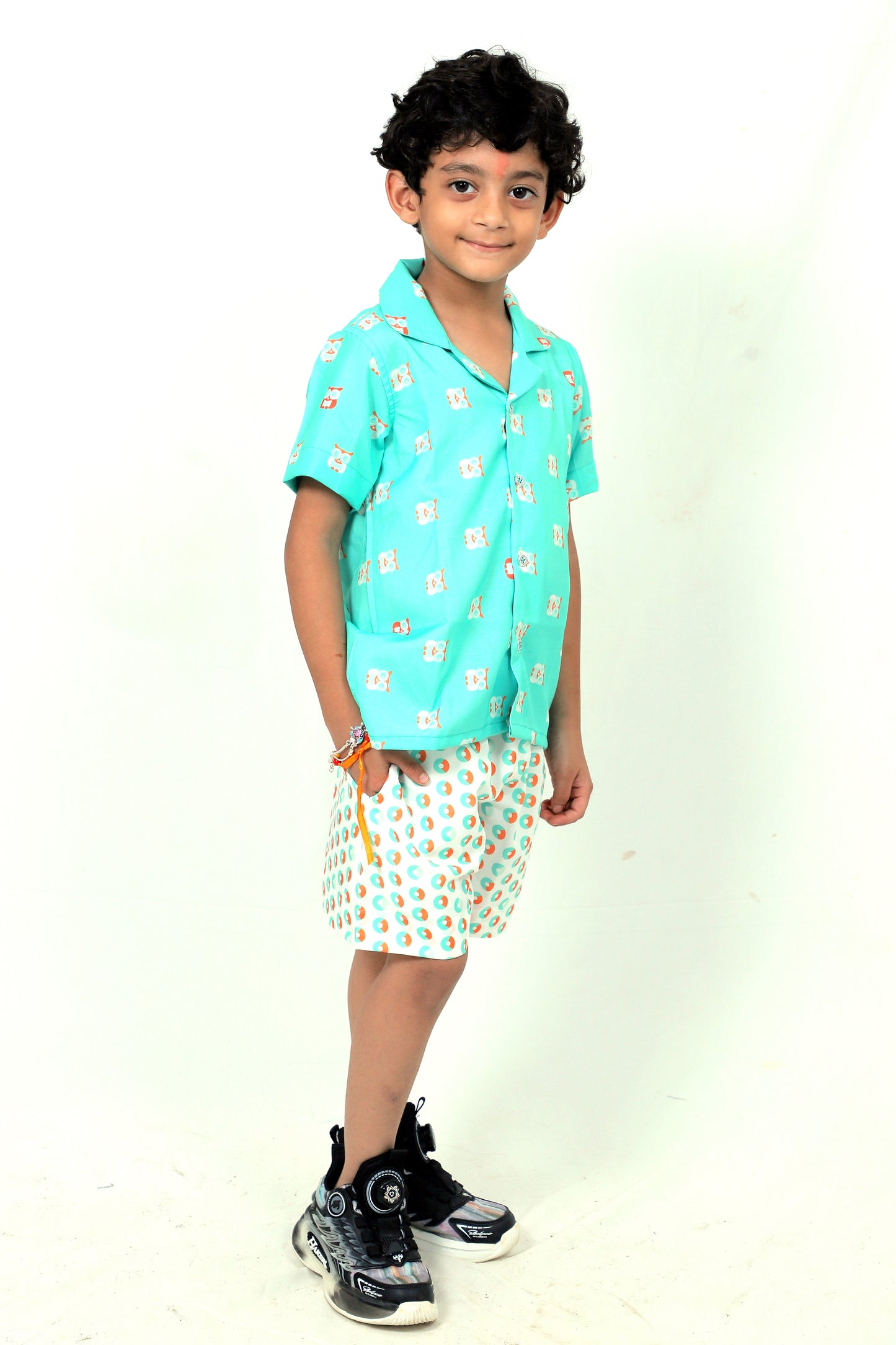 Kids Boys Printed Cord Set – Lightweight & Stylish Co-Ord Outfit