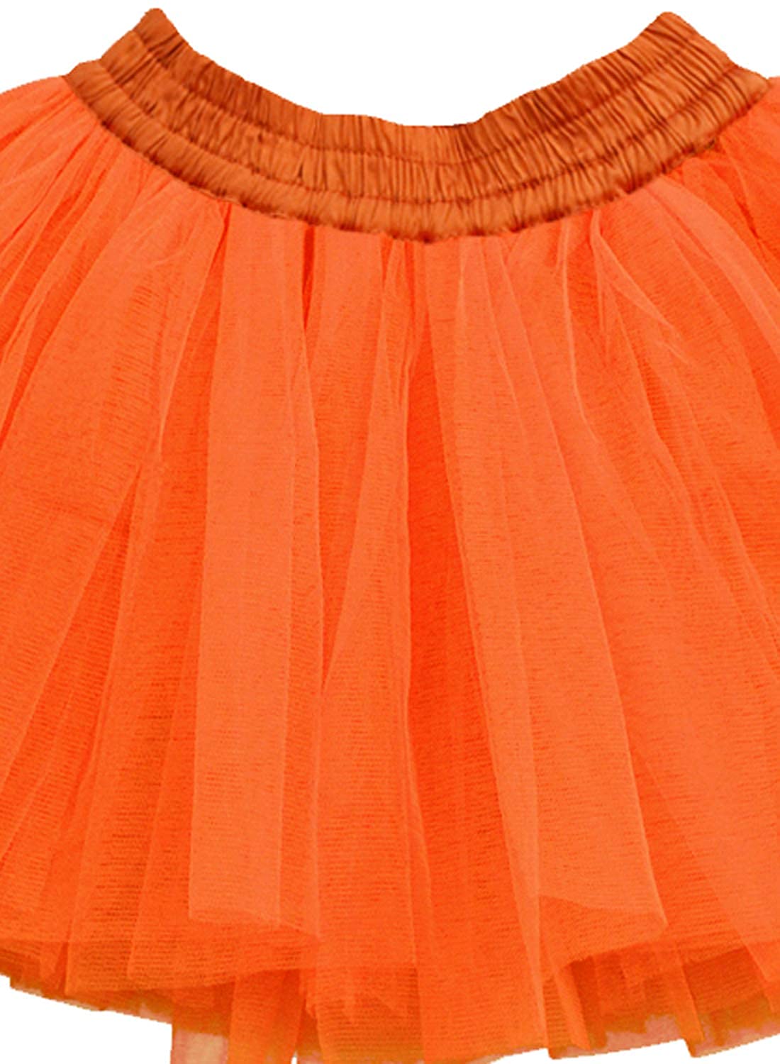 Baby Girl Dress Set – Trendy Top & Skirt for Little Girls orange