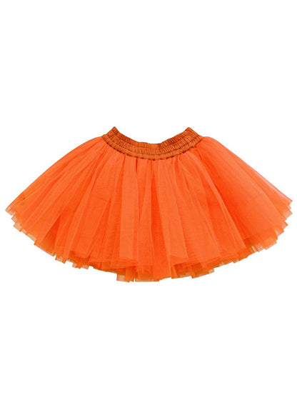 Baby Girl Dress Set – Trendy Top & Skirt for Little Girls orange
