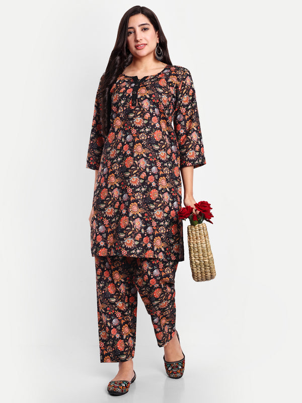 Elegant Women Co-ord Set – Stylish Matching Top & Bottom Outfit for Casual & Party Wear