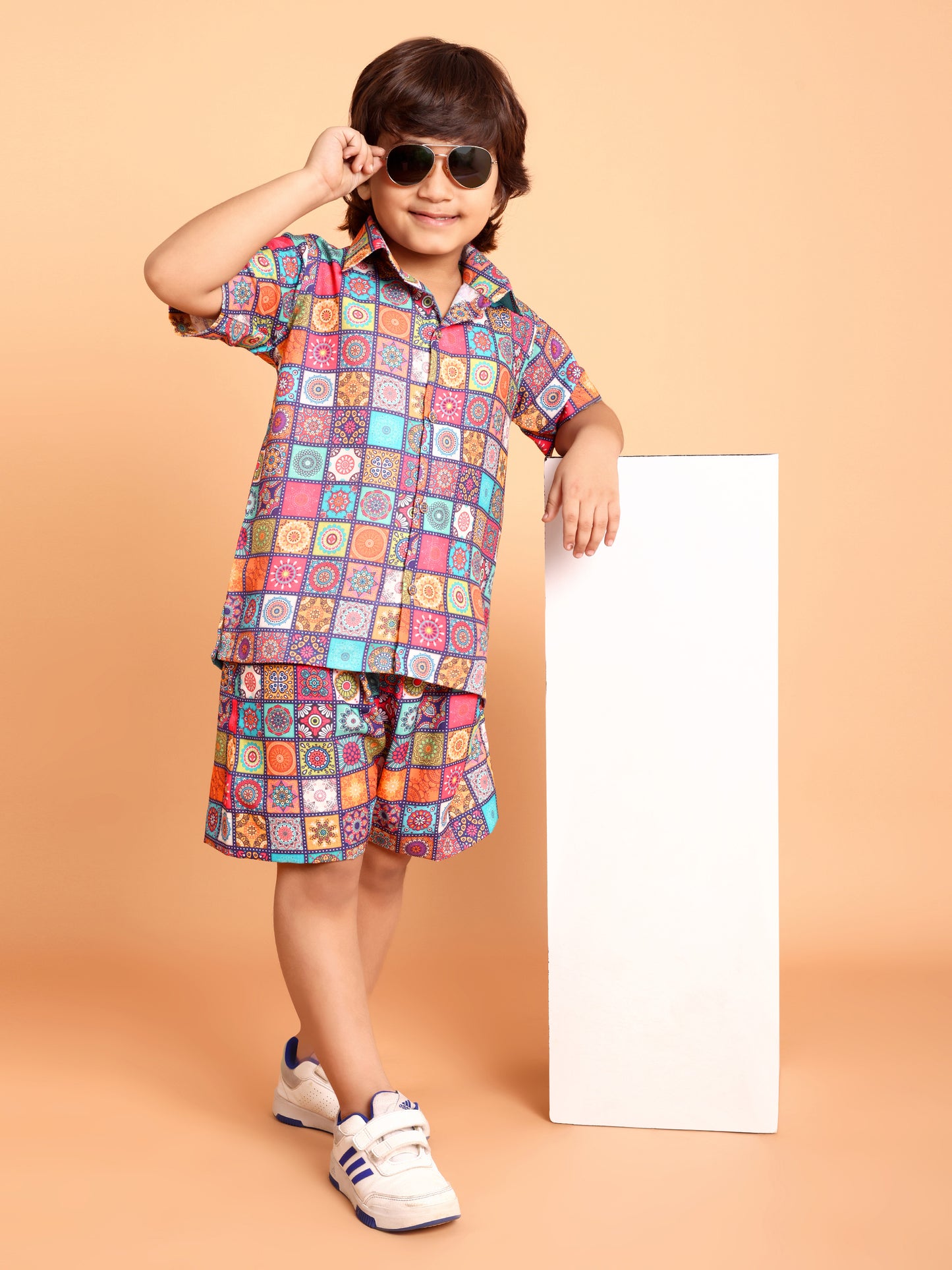 Kids Boys Printed Cord Set – Lightweight & Stylish Co-Ord Outfit