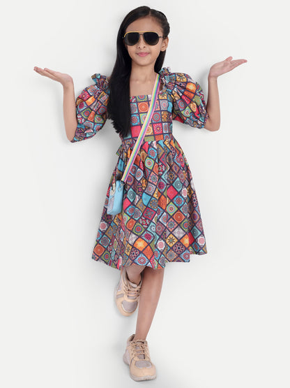 Girls Cotton Frock – Soft & Breathable Summer Dress for Kids