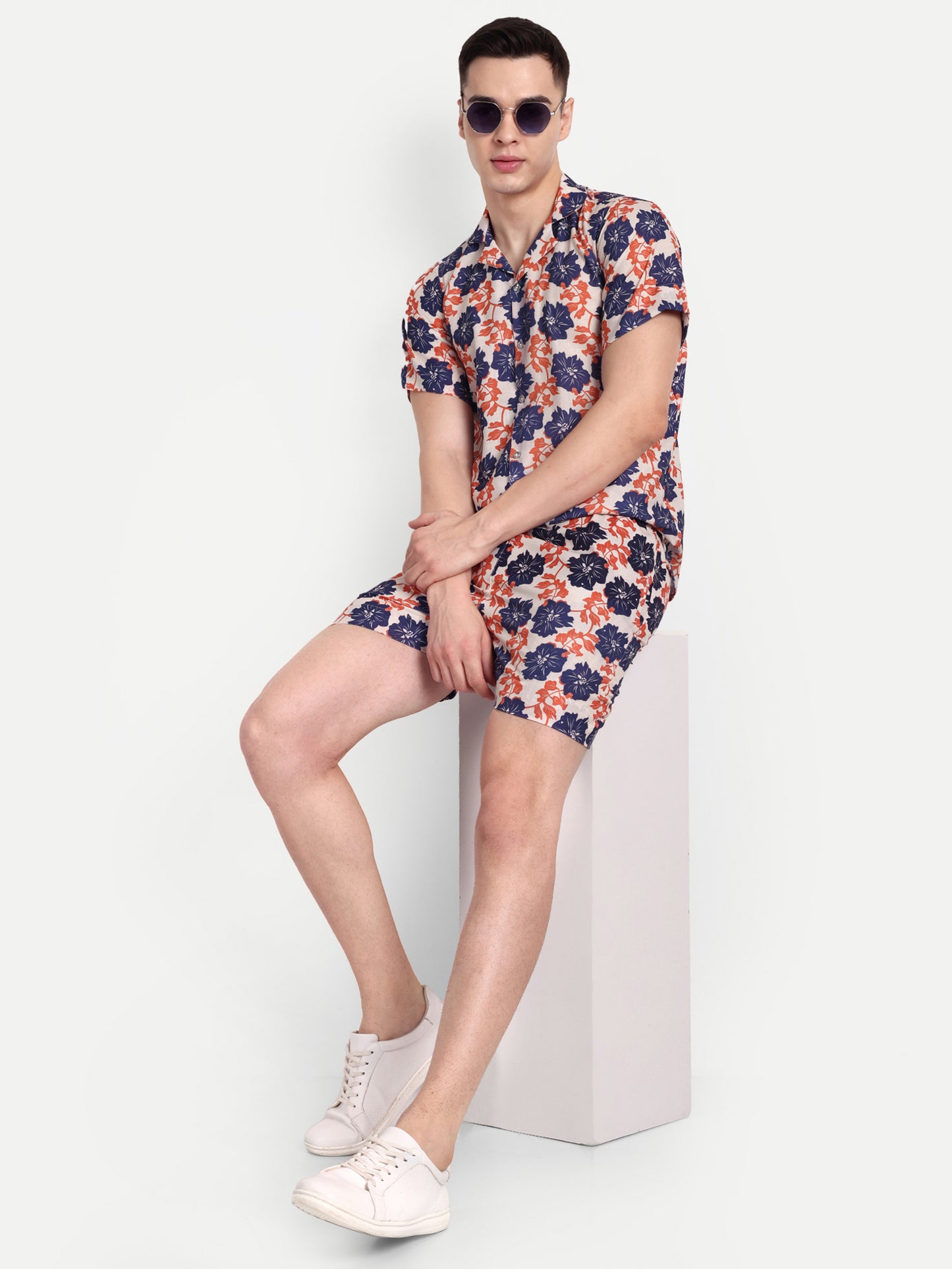 Men’s Co-Ord Set – Trendy T-Shirt & Bottom Wear Combo multicolor
