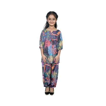 Kids Girls Cord Set – Comfortable & Stylish Matching Outfit multicolor
