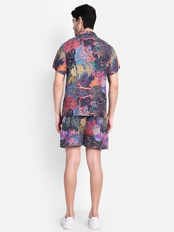 Men’s Co-Ord Set – Trendy T-Shirt & Bottom Wear Combo multicolor
