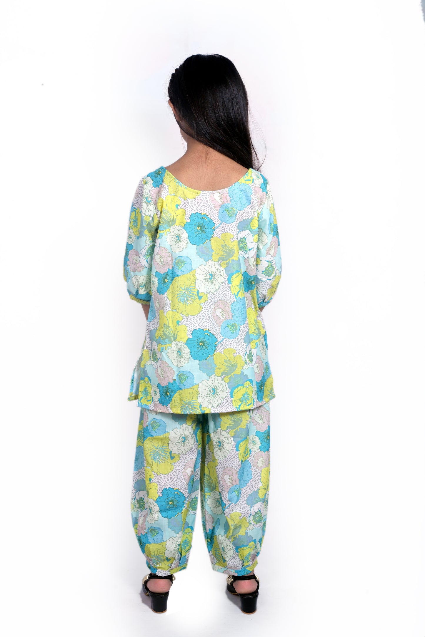 Kids Girls Cord Set – Comfortable & Stylish Matching Outfit white