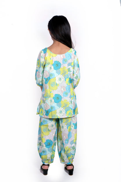 Kids Girls Cord Set – Comfortable & Stylish Matching Outfit white