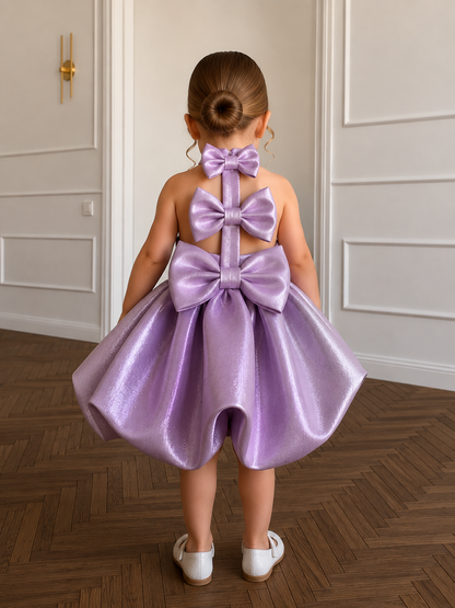 Lavender Luxe Bubble Party Dress