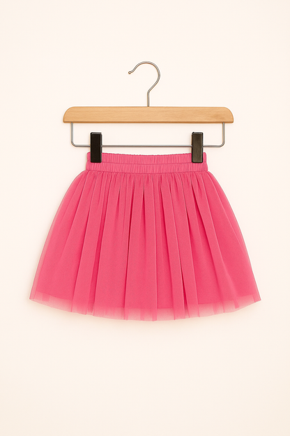 Baby Girl Dress Set – Trendy Top & Skirt for Little Girls white and pink