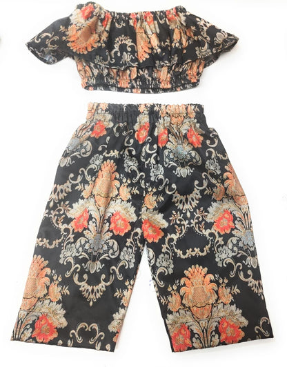 Baby Girl Dress Set – Trendy Top & Skirt for Little Girls multicolor