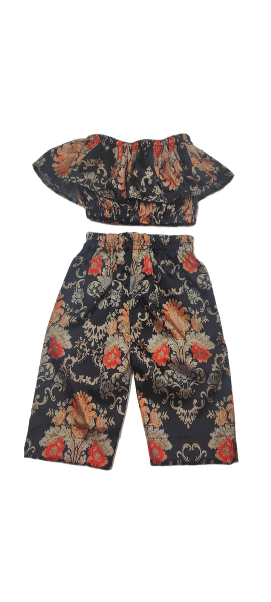 Baby Girl Dress Set – Trendy Top & Skirt for Little Girls multicolor