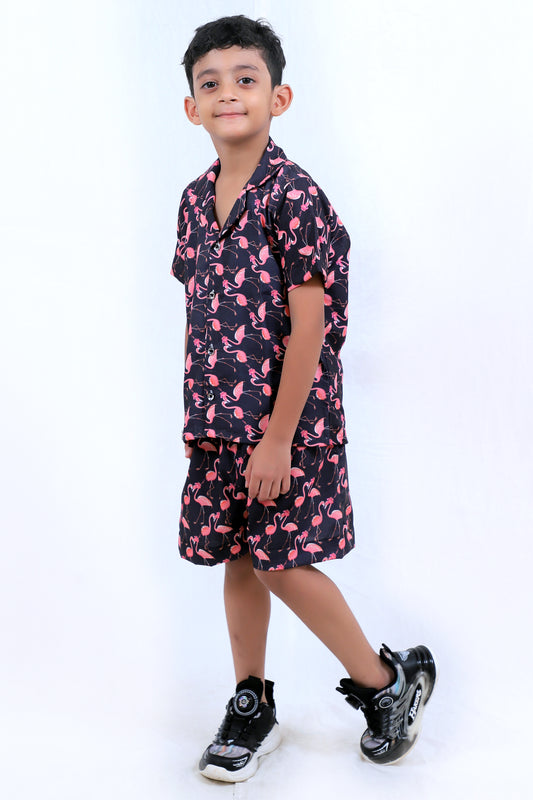 Kids Boys Printed Cord Set – Lightweight & Stylish Co-Ord Outfit