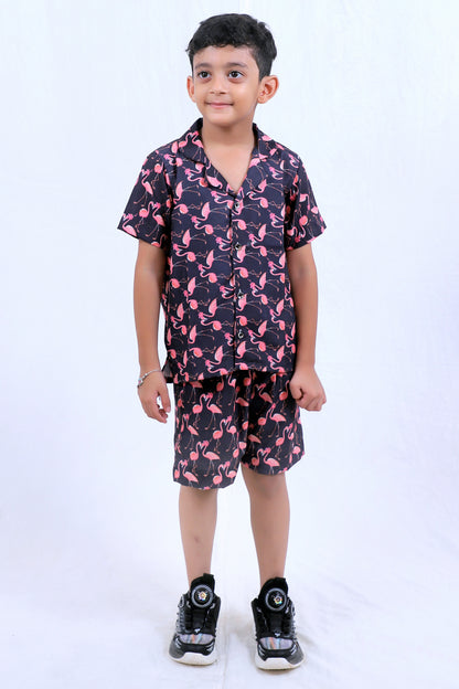 Kids Boys Printed Cord Set – Lightweight & Stylish Co-Ord Outfit