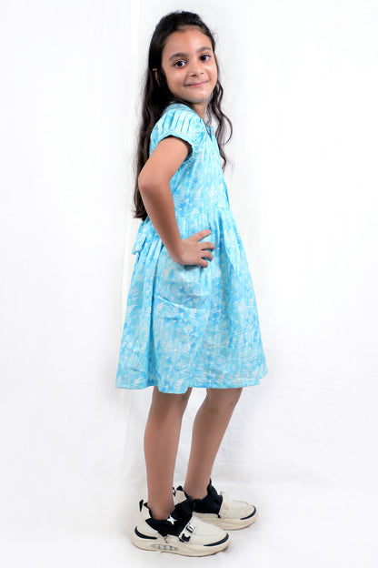 Kids Girls Cotton Dress – Comfortable & Stylish Daily Wear Frock