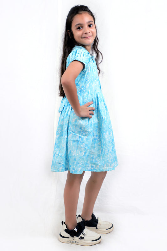 Kids Girls Cotton Dress – Comfortable & Stylish Daily Wear Frock