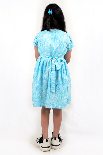Kids Girls Cotton Dress – Comfortable & Stylish Daily Wear Frock