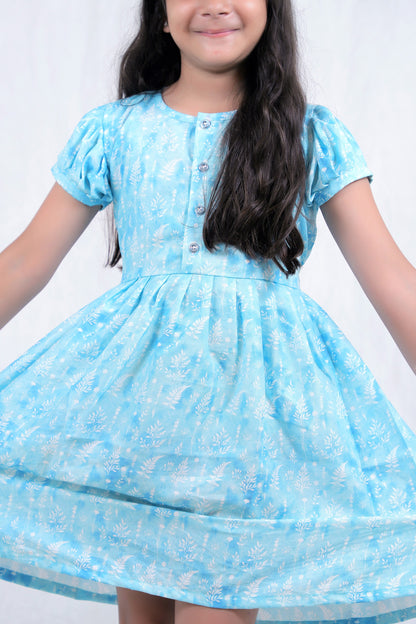 Kids Girls Cotton Dress – Comfortable & Stylish Daily Wear Frock
