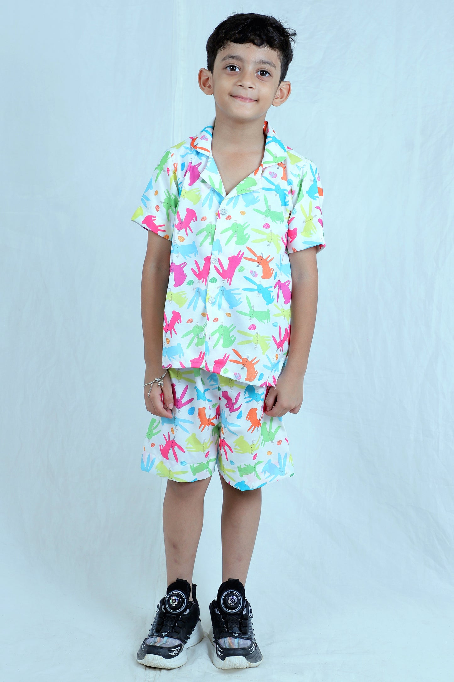 Kids Boys Printed Cord Set – Lightweight & Stylish Co-Ord Outfit