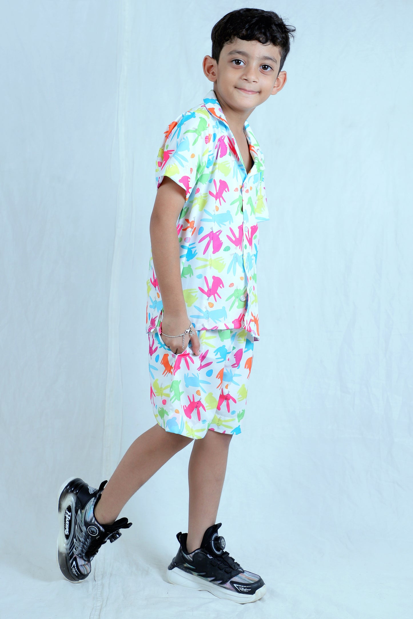 Kids Boys Printed Cord Set – Lightweight & Stylish Co-Ord Outfit