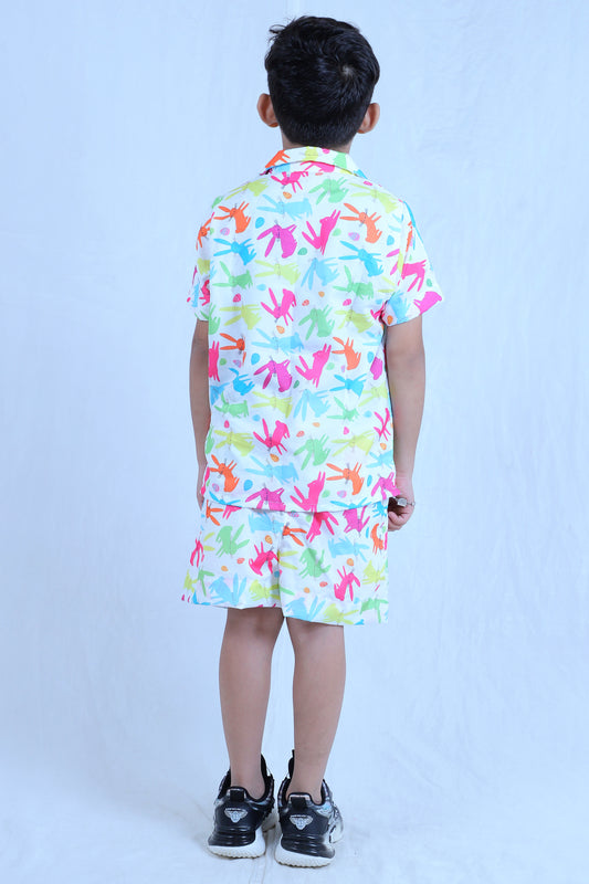 Kids Boys Printed Cord Set – Lightweight & Stylish Co-Ord Outfit