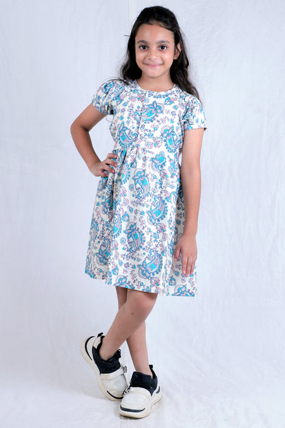 Girls Cotton Frock – Soft & Breathable Summer Dress for Kids