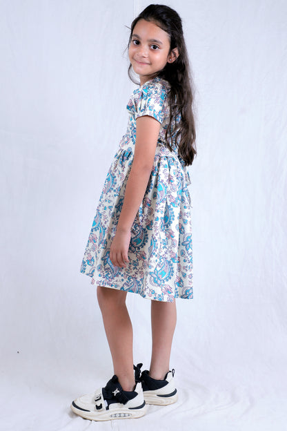Girls Cotton Frock – Soft & Breathable Summer Dress for Kids