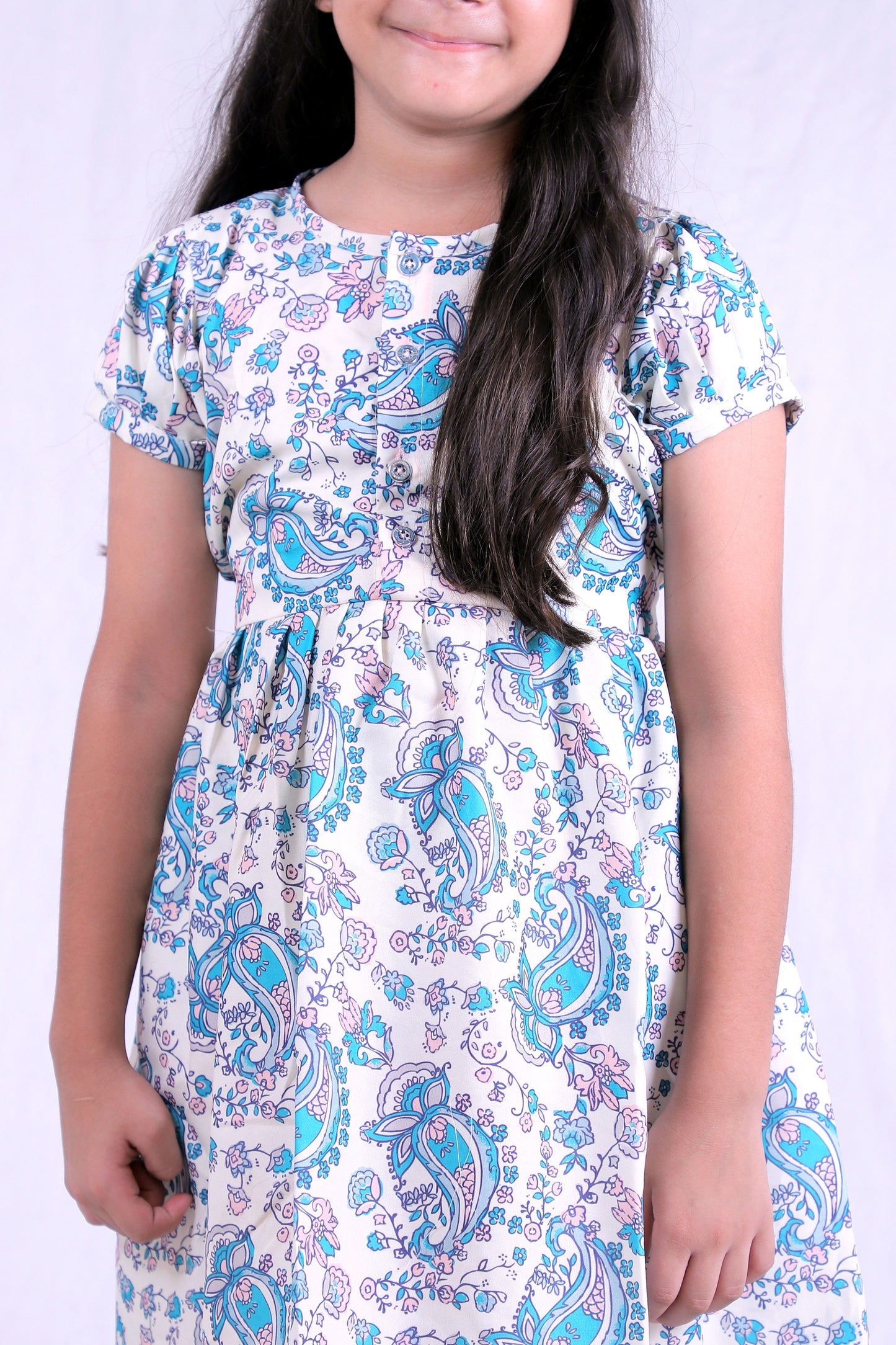 Girls Cotton Frock – Soft & Breathable Summer Dress for Kids