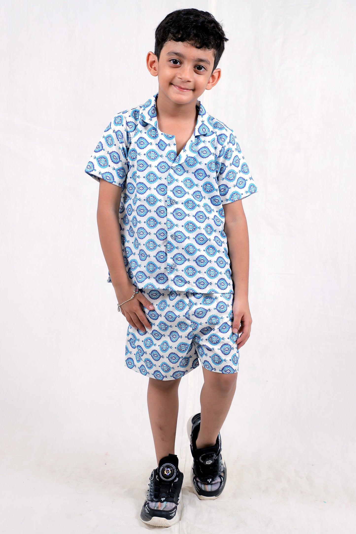Kids Boys Printed Cord Set – Lightweight & Stylish Co-Ord Outfit