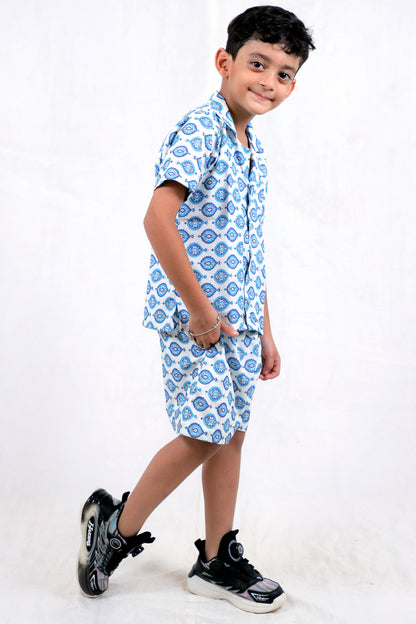 Kids Boys Printed Cord Set – Lightweight & Stylish Co-Ord Outfit